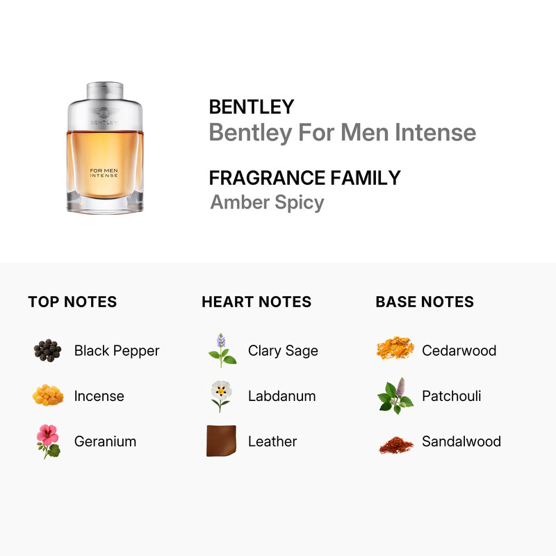 Bentley Men's Bentley For Men Intense EDP 3.4 oz (Tester