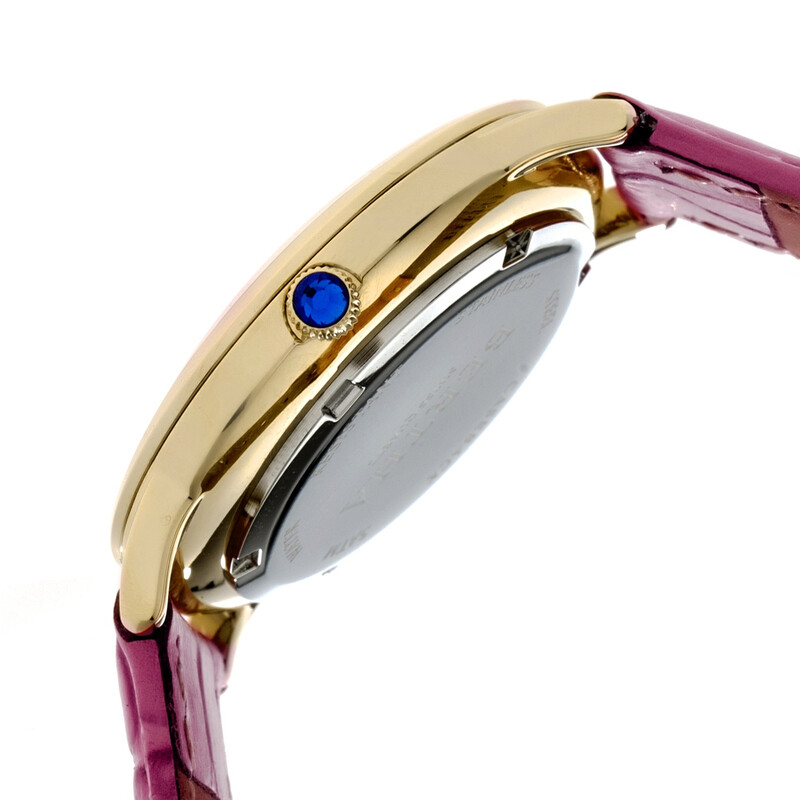 Bertha Abby Coral Dial Coral Leather Ladies Watch BR6807  display picture 1