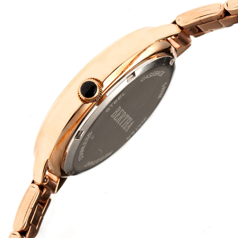 Bertha Madison Gold Dial Ladies Watch BR6703 847864151413  display picture 3