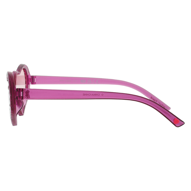Betsey Johnson Pink Irregular Ladies Sunglasses 10267767.CGR