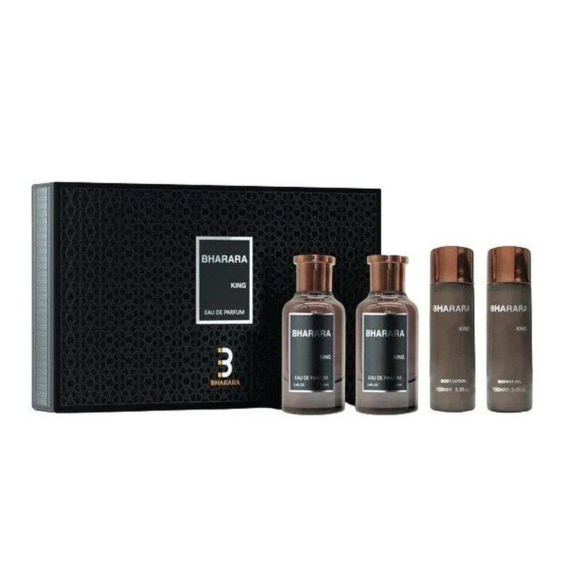 Bharara Men's King 4pcs EDP Gift Set Fragrances 0 19213947514