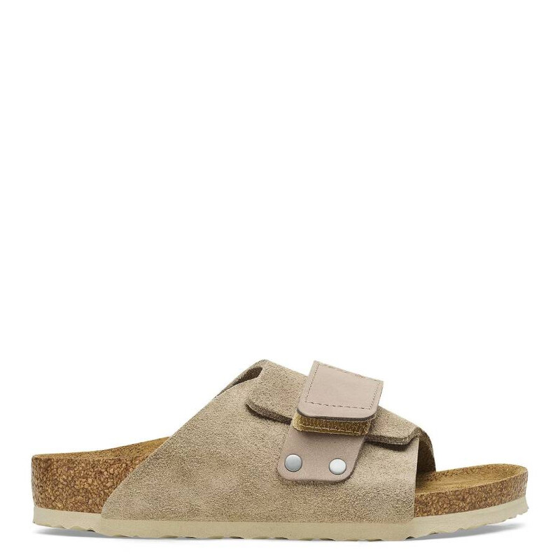 Birkenstock Kids Taupe Kyoto Slippers, Brand Size 32 (1 Kids