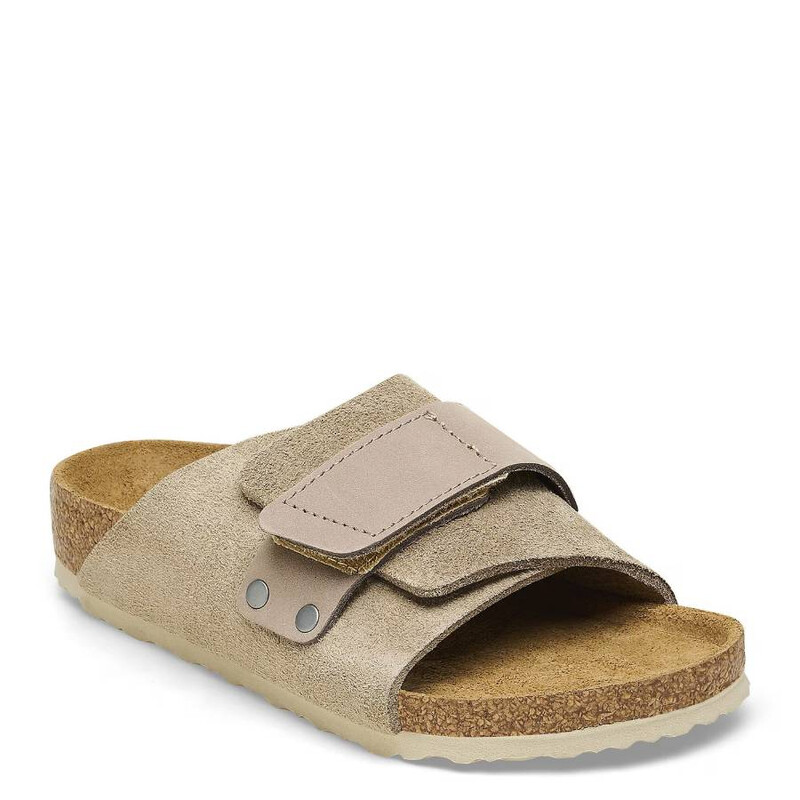 Birkenstock Kids Taupe Kyoto Slippers, Brand Size 32 (1 Kids