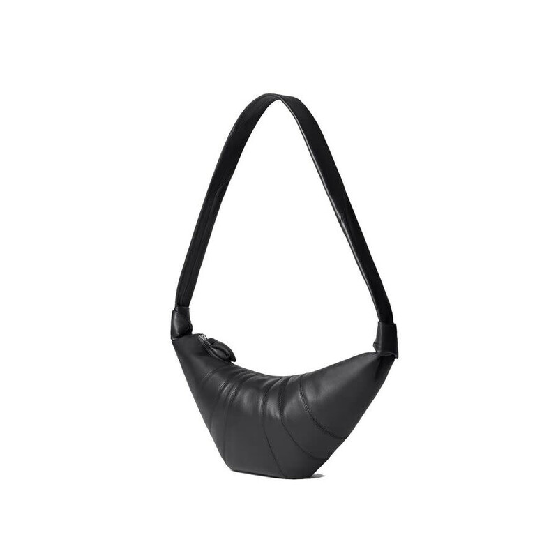 Lemaire Black Lamb Leather Shoulder Bag LE-9230113505492