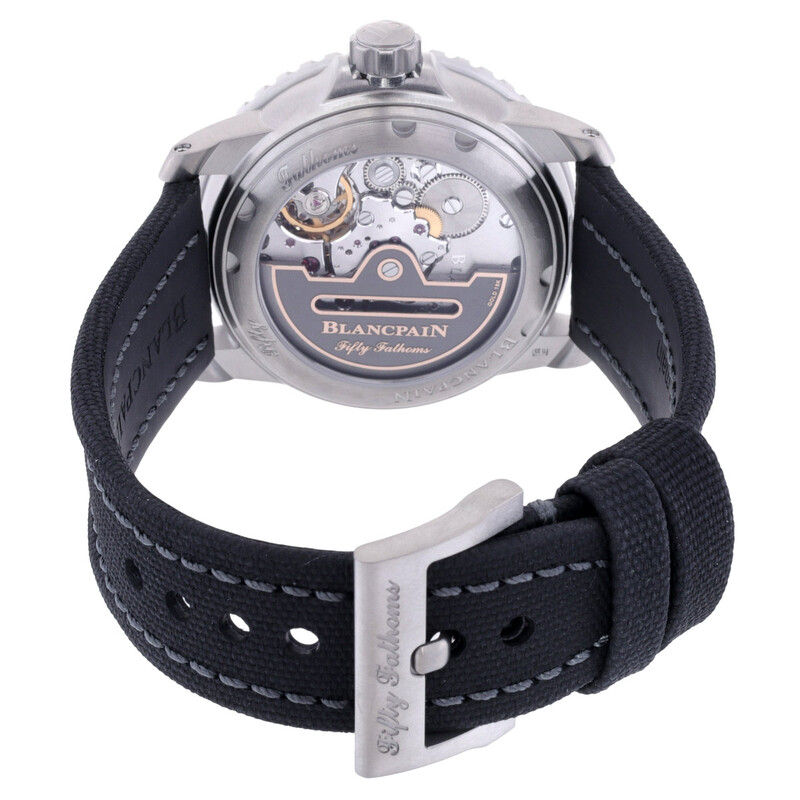 Blancpain Fifty Fathoms Automatic Black Dial Men's Watch 5010