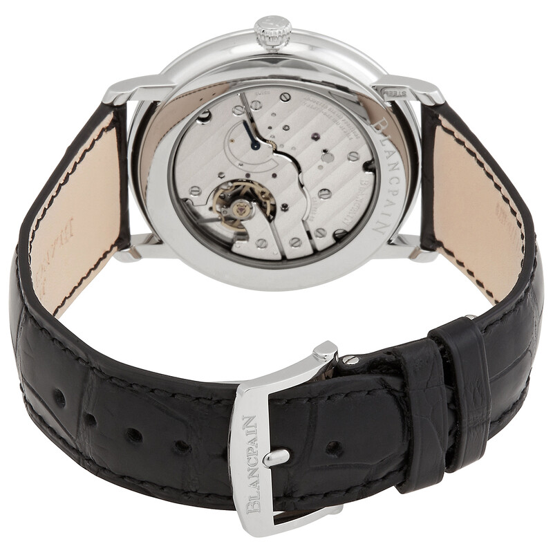 Blancpain Villeret Hand Wind White Dial Men's Watch 6605-1127-55B