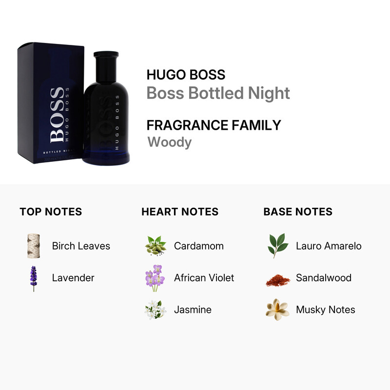 Hugo Boss Boss Bottled Night / Hugo Boss EDT Spray 6.7 oz (200 ml