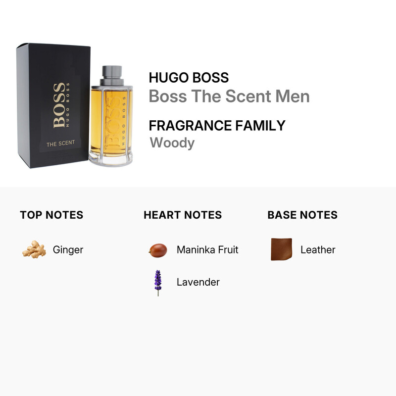 hugo boss tobacco Boss The Scent / Hugo Boss EDT Spray 6.7 oz (200 ml) (m)
