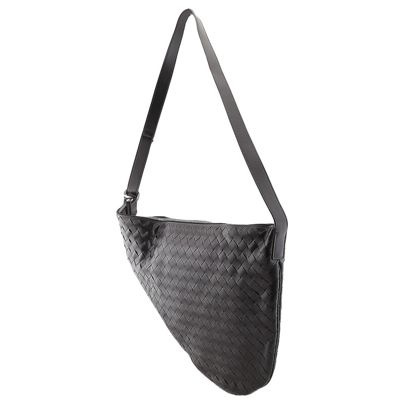 バッグ BOTTEGA VENETA Body bag Intrecciato y2k Men's Small Intrecciato Zipped Tote in Black | Bottega Veneta US