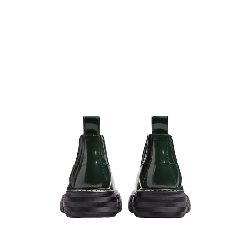 Bottega Veneta Bounce Ankle Boots Green 679499V10T03381 - Shoes