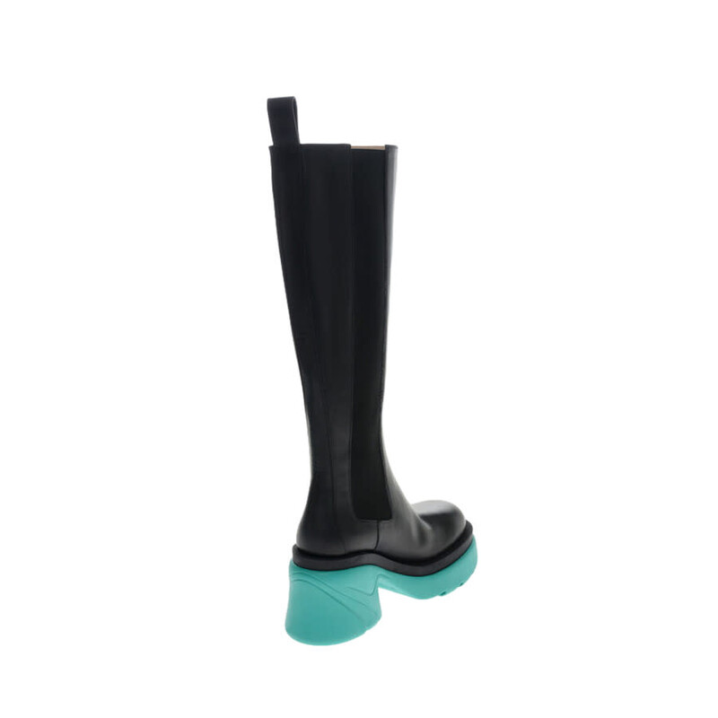 Bottega Veneta Flash High Chelsea Boots, Size 6 667149VBS501474