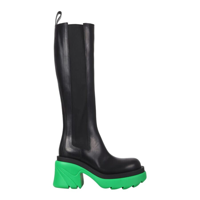Bottega Veneta Flash High Chelsea Boots, Size 9 667149VBS501476