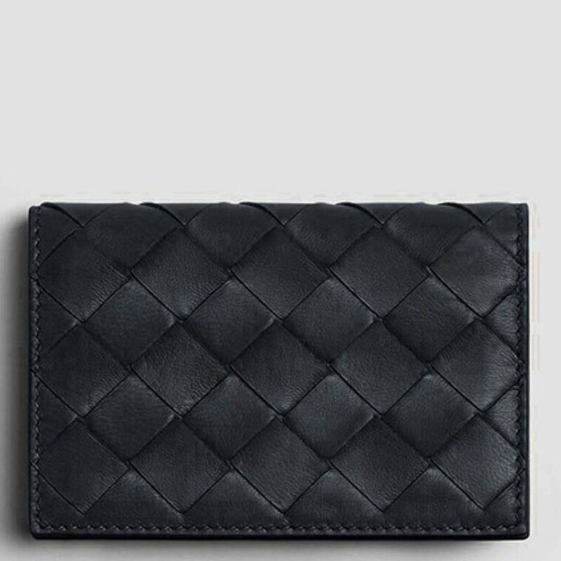 Bottega Veneta Intrecciato Leather Business Card Case 667141 VCPP3