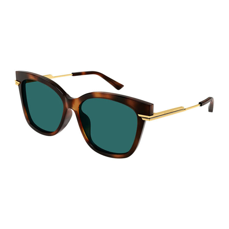 Bottega Veneta Ladies Black Cat Eye Sunglasses BV1296SA 003