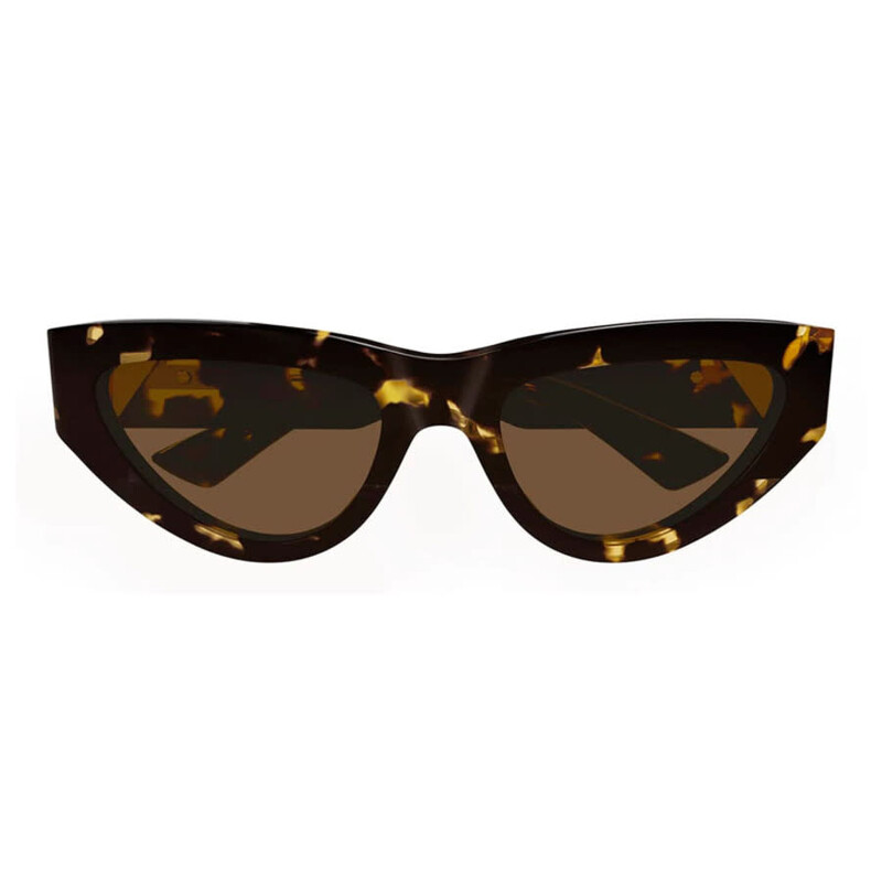 小物 BOTTEGA VENETA Mirror CatEye Sunglasses Bottega Veneta Ladies Brown Cat Eye Sunglasses BV1176S 002