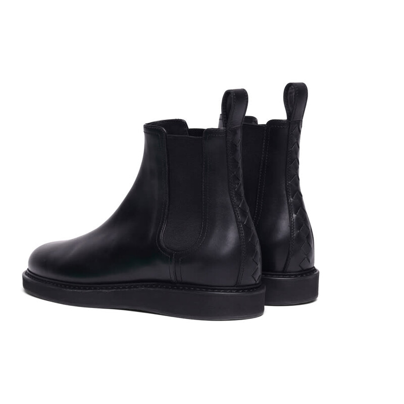 Bottega Veneta Men's Leather Combat Boots 548164VBLD21000 - Shoes