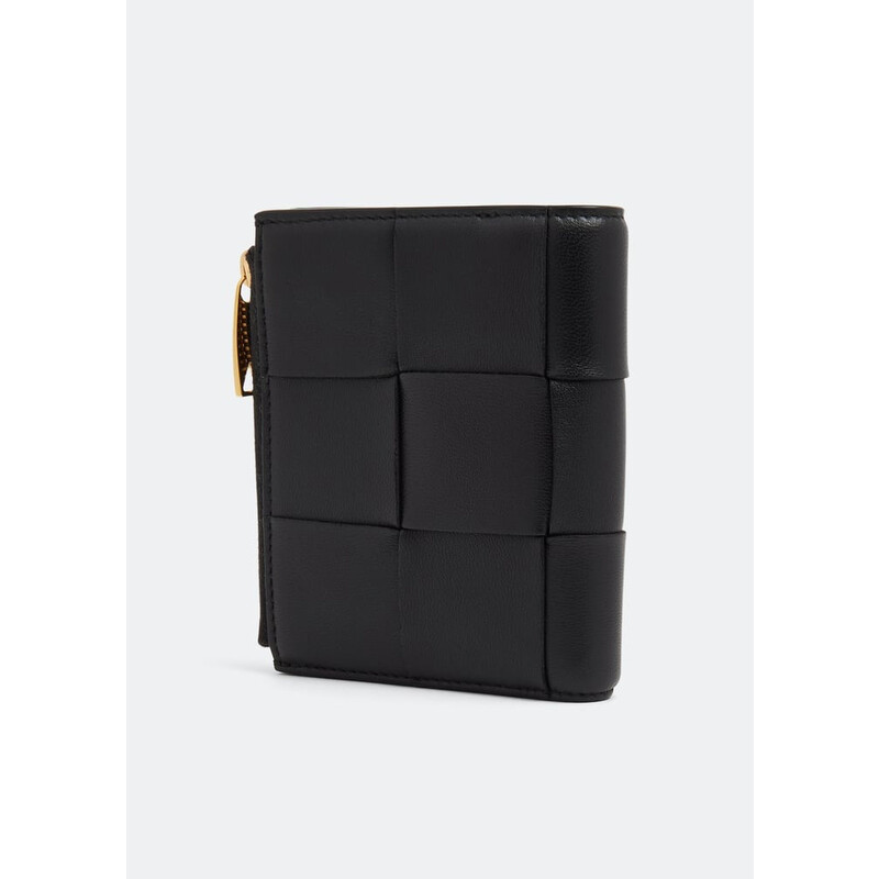 Bottega Veneta Small Cassette Bi-Fold Zip Wallet 706010 VCQC4 8425