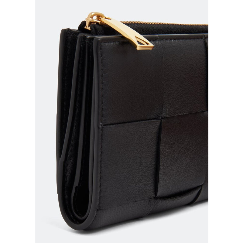 Bottega Veneta Small Cassette Bi-Fold Zip Wallet 706010 VCQC4 8425