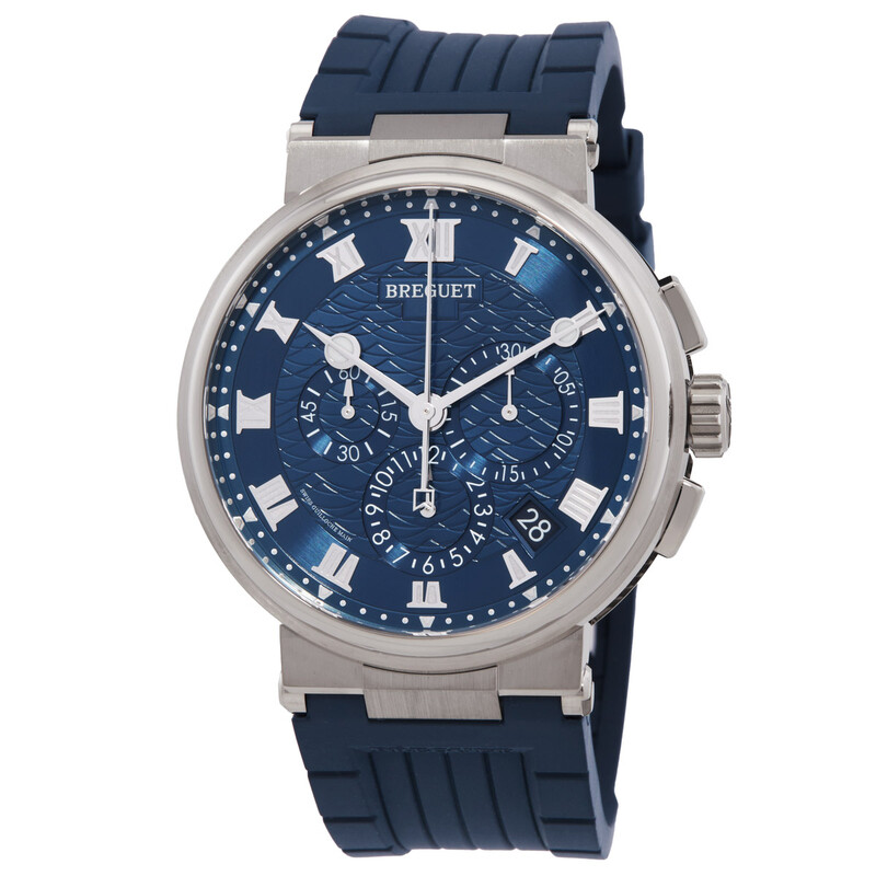 Breguet Marine Chronograph Automatic Blue Dial Men's Watch