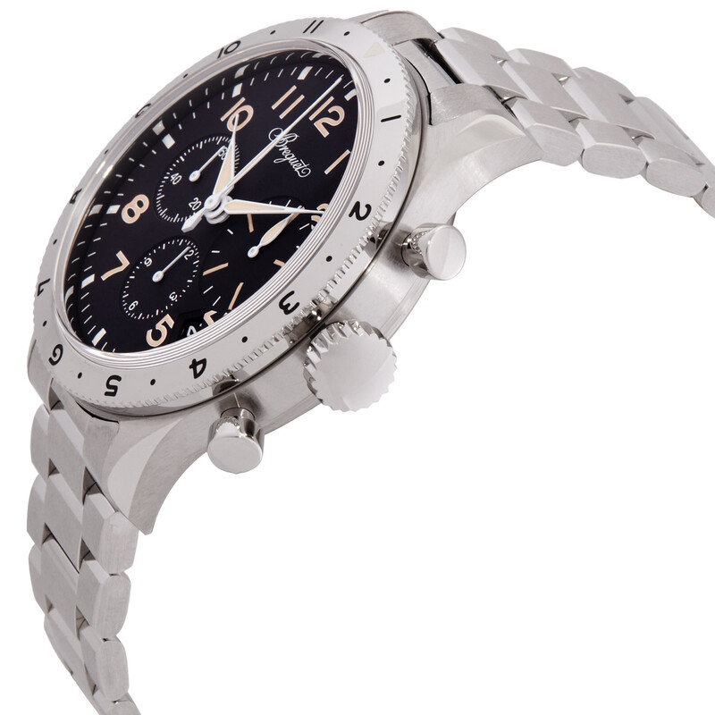 Breguet Type XX Chronograph Automatic Black Dial Men's Watch