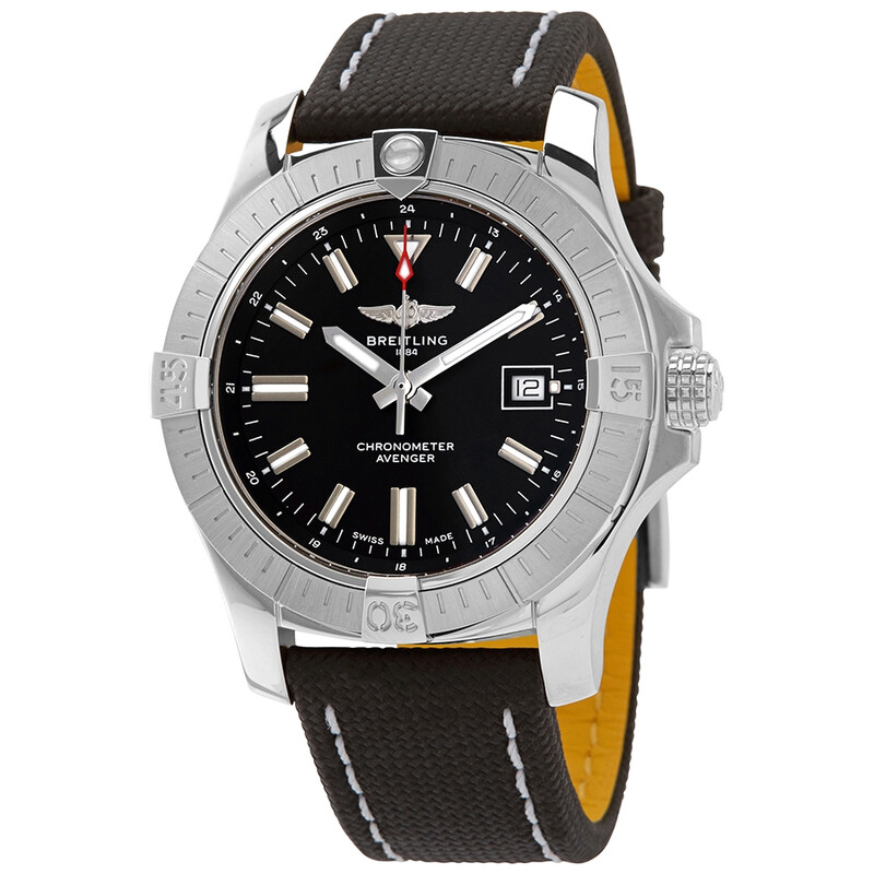 BREITLING アベンジャー43 ブラック Breitling Avenger Automatic 43 Stainless Steel Black Dial