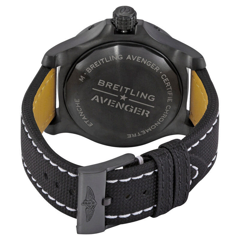 Breitling Avenger Automatic 45 Seawolf Black Dial Men's Watch