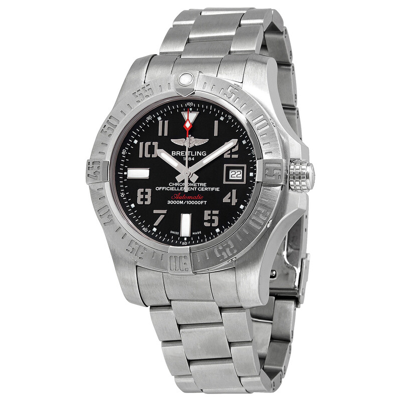 BREITLING ブライトリング  アベンジャーⅡ シーウルフ Breitling Avenger II Seawolf Automatic Chronometer Black Dial