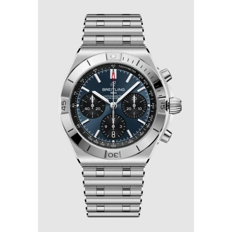 Breitling Chronomat Chronograph Automatic Chronometer Blue Dial