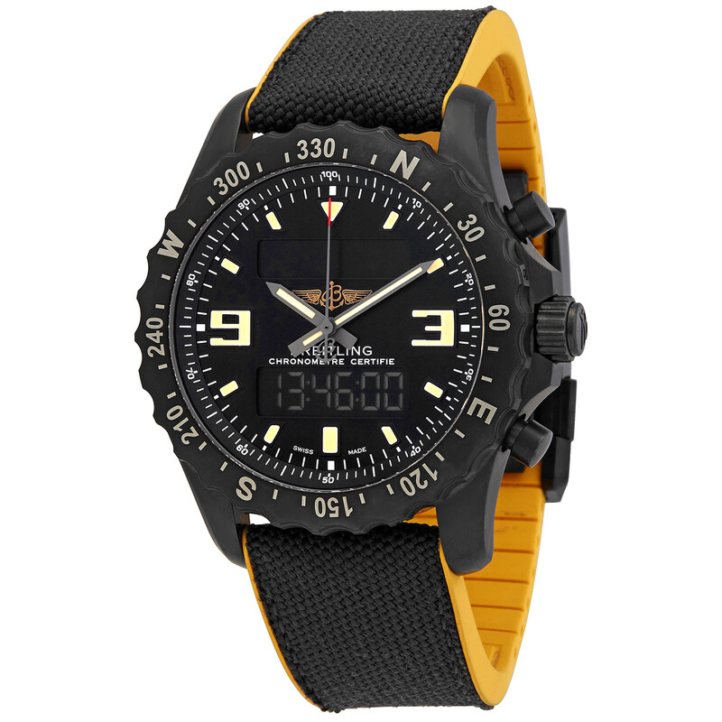 Breitling Chronospace Military Automatic Analog-Digital Black Dial