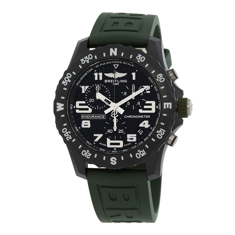 Breitling Endurance Pro Chronograph Quartz Chronometer Black Dial
