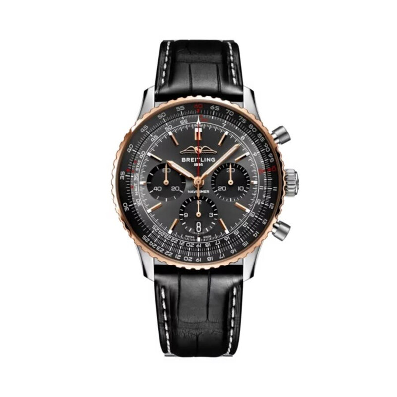 Breitling Navitimer Chronograph Automatic Chronometer Grey Dial