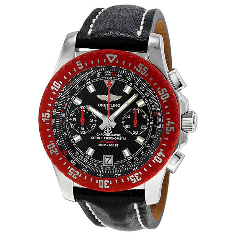 Breitling Skyracer Chronograph Automatic Black Dial Men's Watch