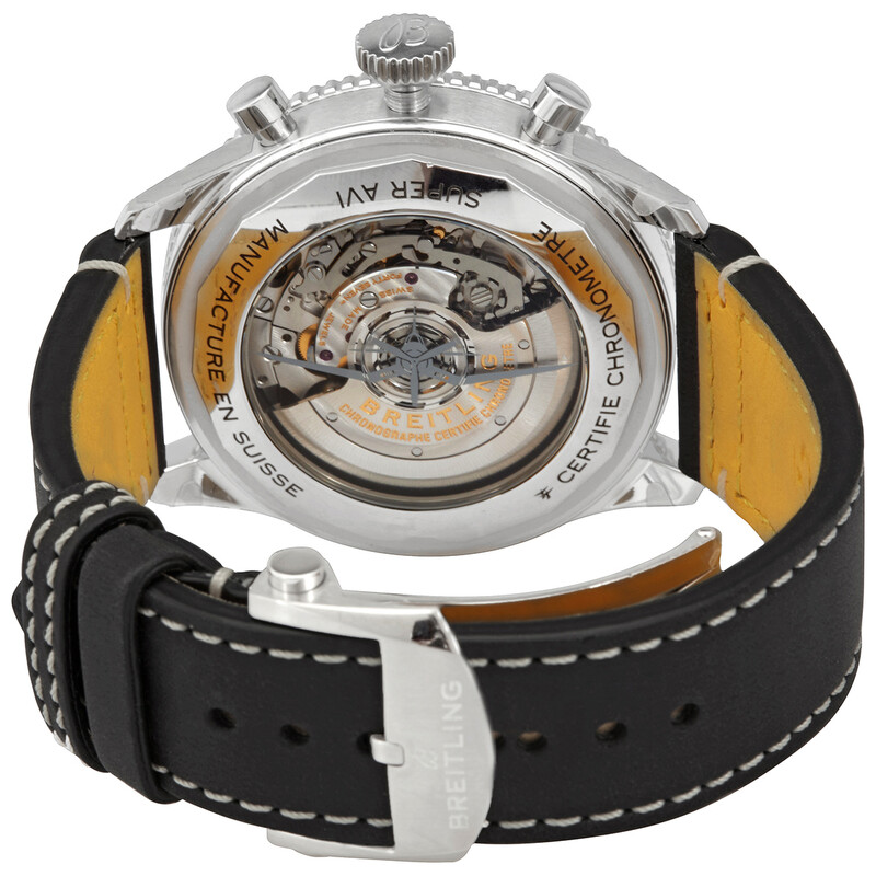 Breitling Super AVI 46 Chronograph Automatic Chronometer Blue Dial