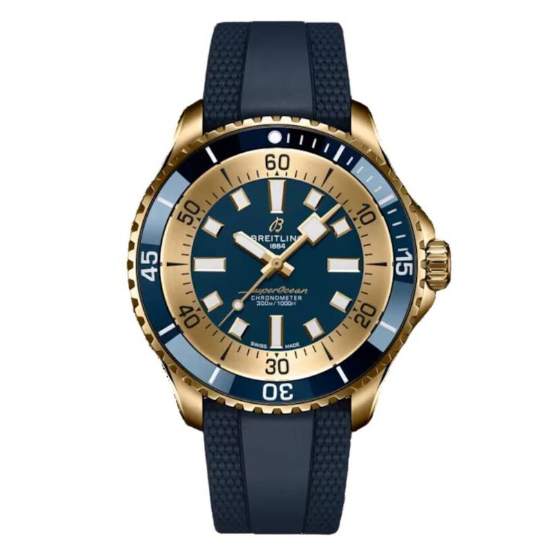 Breitling Superocean Automatic Chronometer Blue Dial Watch