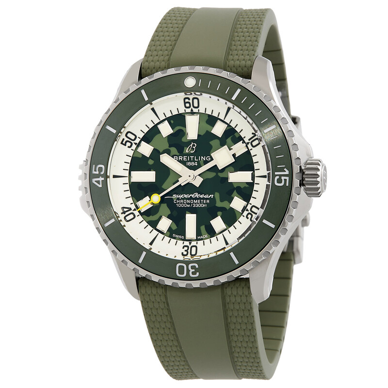 Breitling Superocean Automatic Green Dial Men's Watch