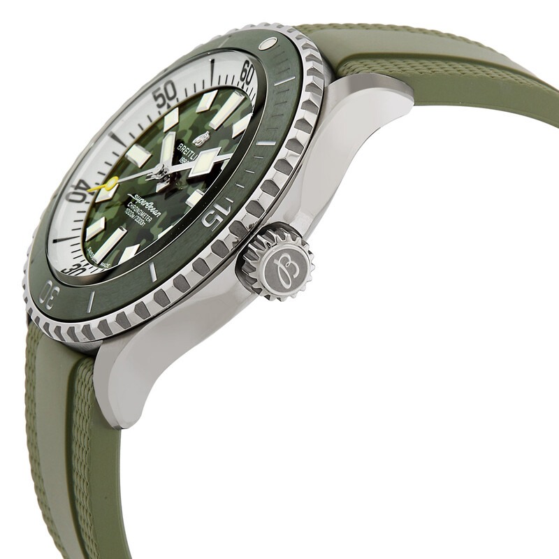 Breitling Superocean Automatic Green Dial Men's Watch