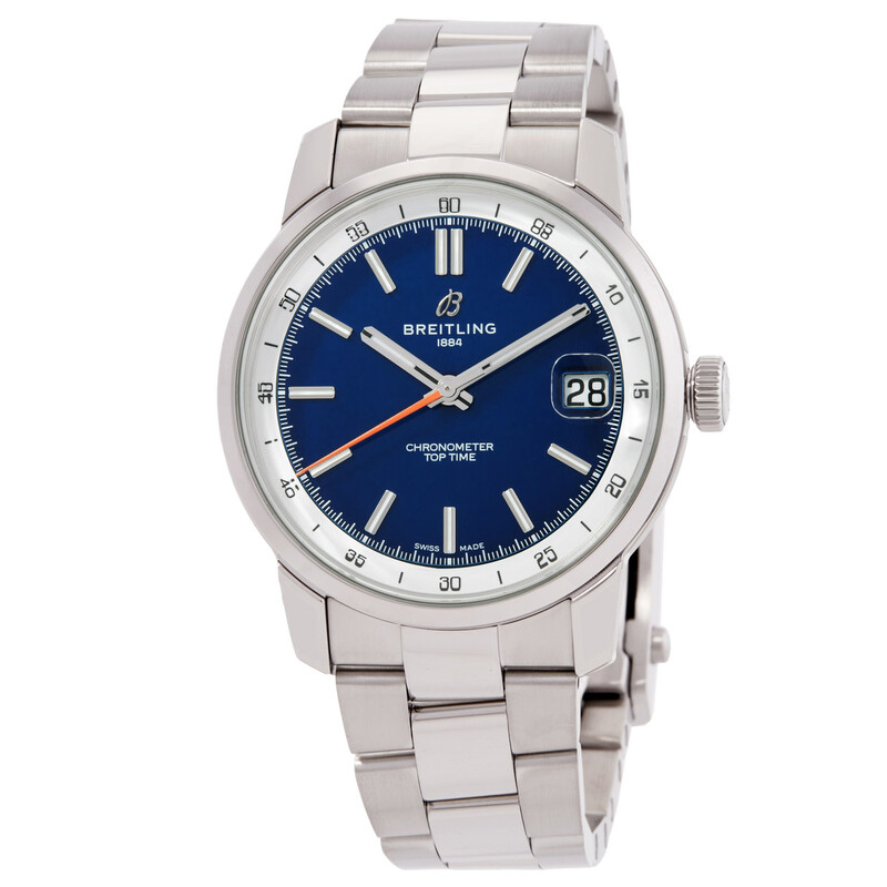 Breitling Top Time B31 Hand Wind Chronometer Blue Dial Men's Watch