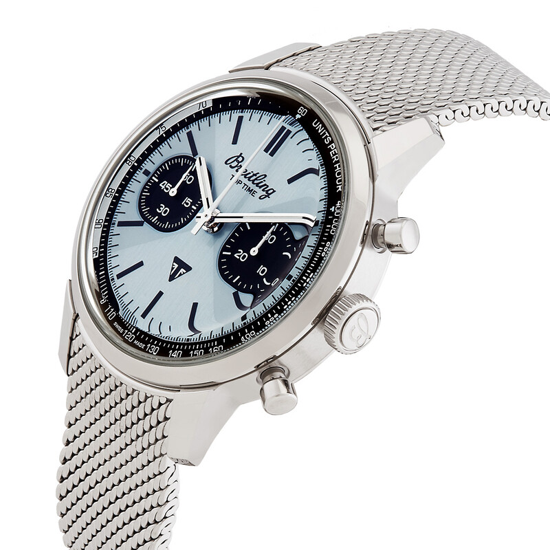 Breitling Top Time Chronograph Automatic Chronometer Blue Dial