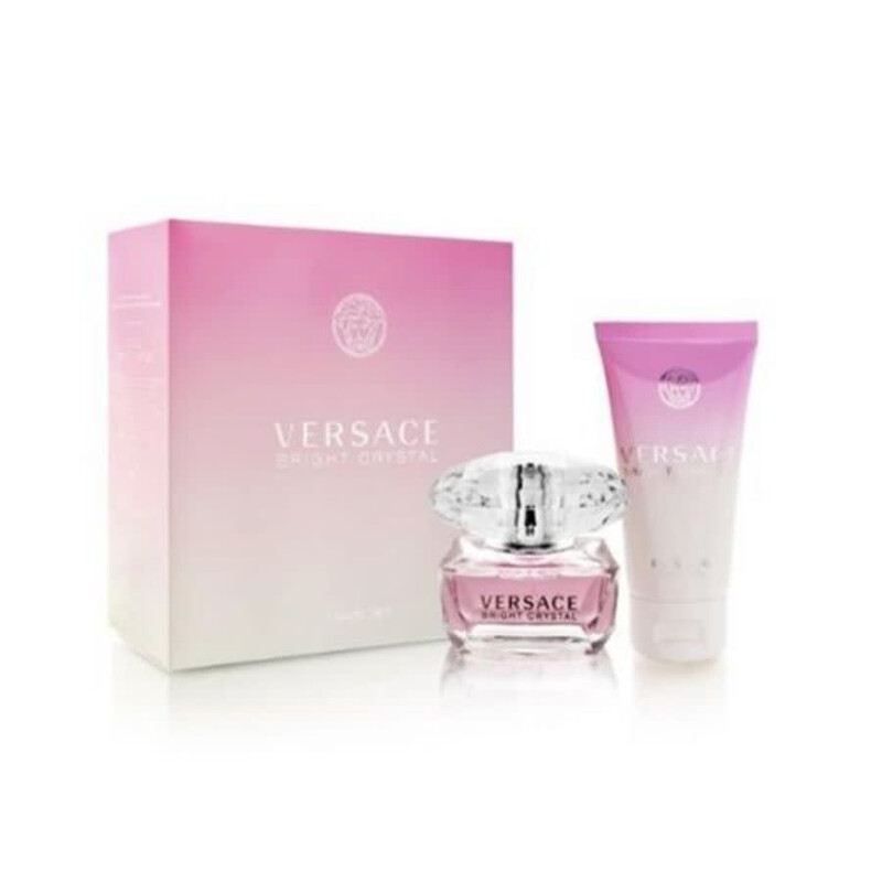Versace Bright Crystal / Versace Travel 2pcs EDT Gift Set (w