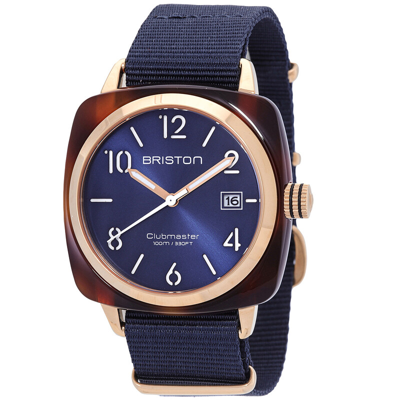 Briston Clubmaster Classic Quartz Blue Dial Men's Watch 20240.PYA