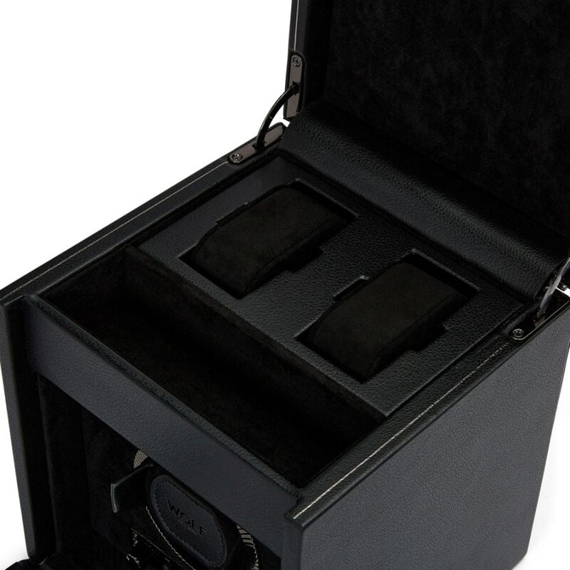 Wolf Designs British Racing Single Watch Winder With Storage 792102 ...