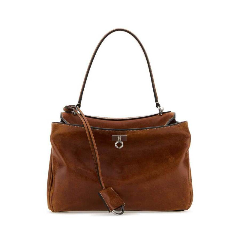 Balenciaga Rodeo S Shoulder Bag — Brown 7897792ABP7 2753