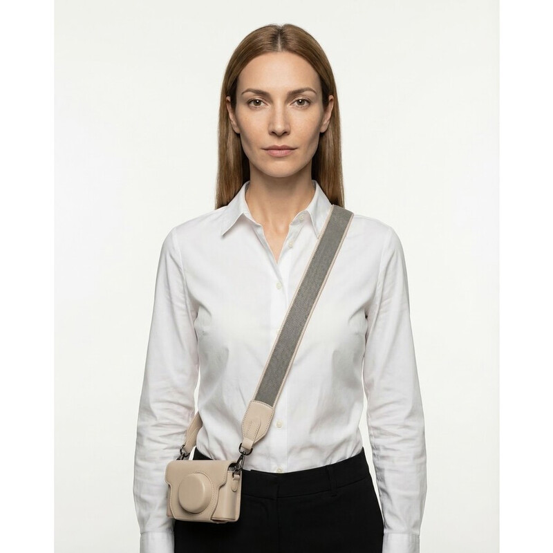 Brunello Cucinelli Beige Leather Shoulder Strap Bag MWMON2539_C736