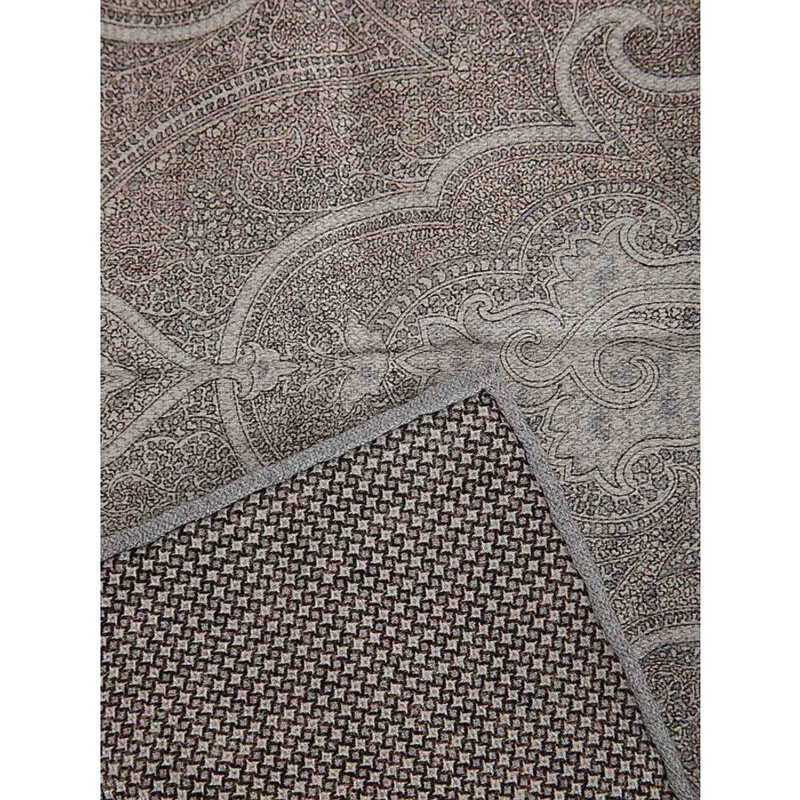 Brunello Cucinelli Grey Silk Patterned Pocketsquare MR8710091_C737