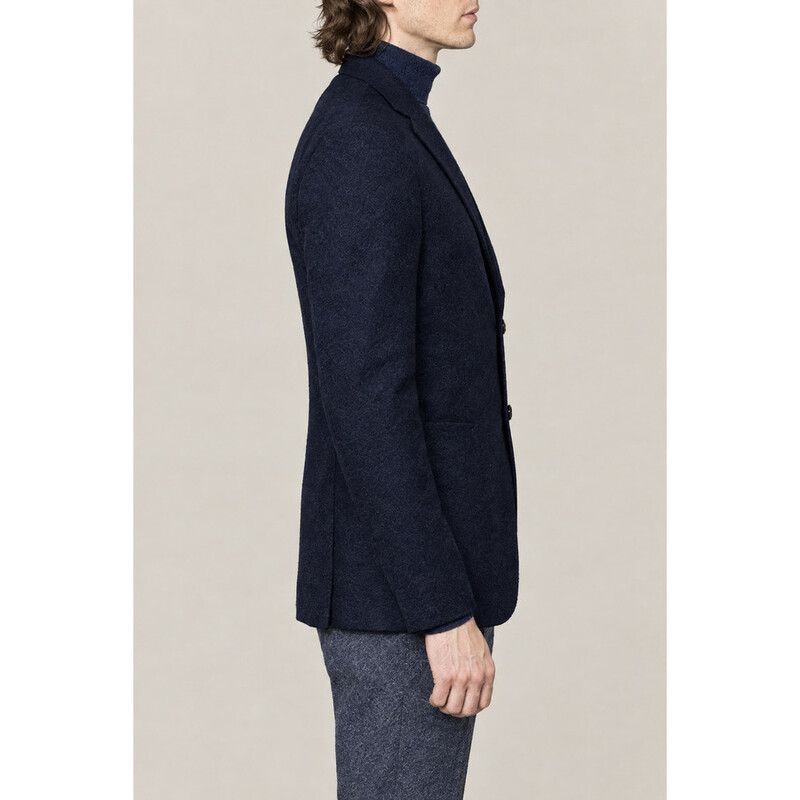 Brunello Cucinelli Men's Colorful Blue Wool Jacket, Size 42