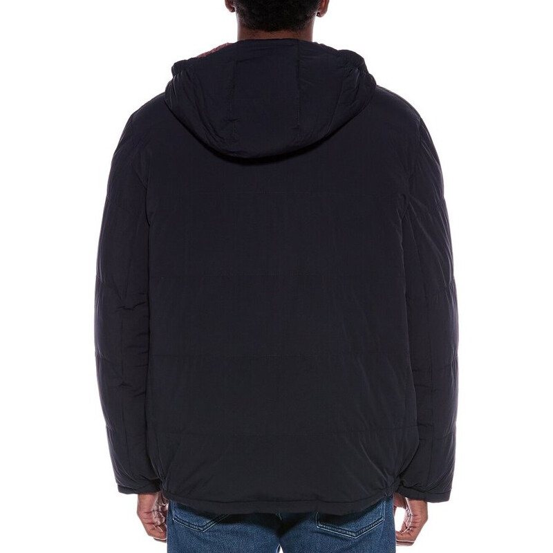 Brunello Cucinelli Men's Navy Hooded Zip Jacket, Size XS