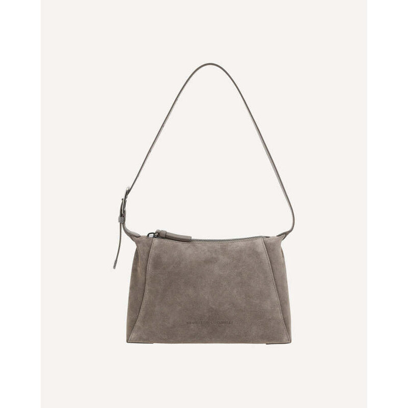 Brunello Cucinelli Taiga Suede Shoulder Bag MBHID2663_C8187