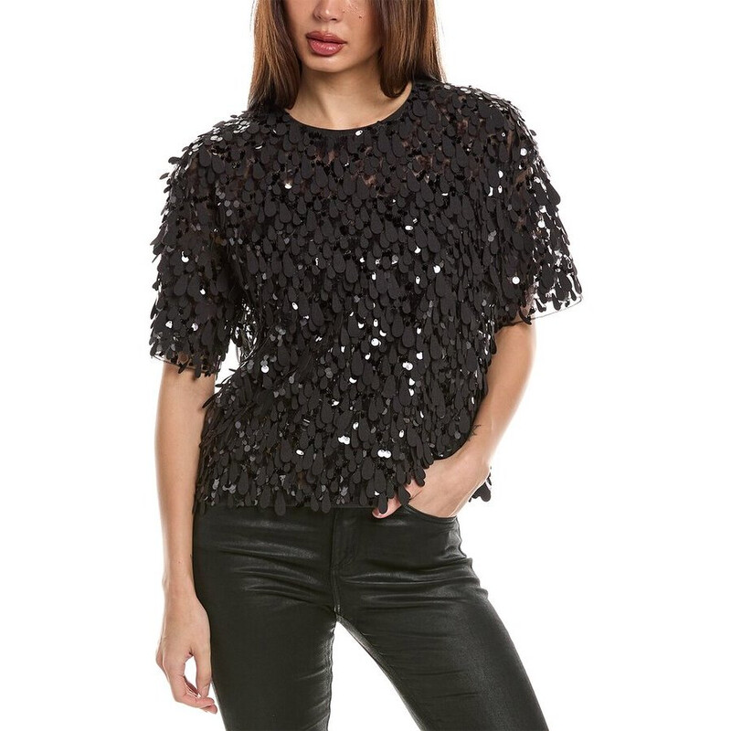 Brunello Cucinelli Women'S Anthracite Wool Blend Embellished Shirt