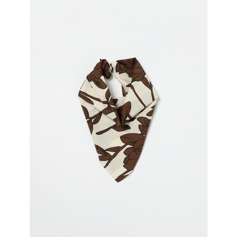 Brunello Cucinelli Women'S Panama Tobacco Floral Print Scarf