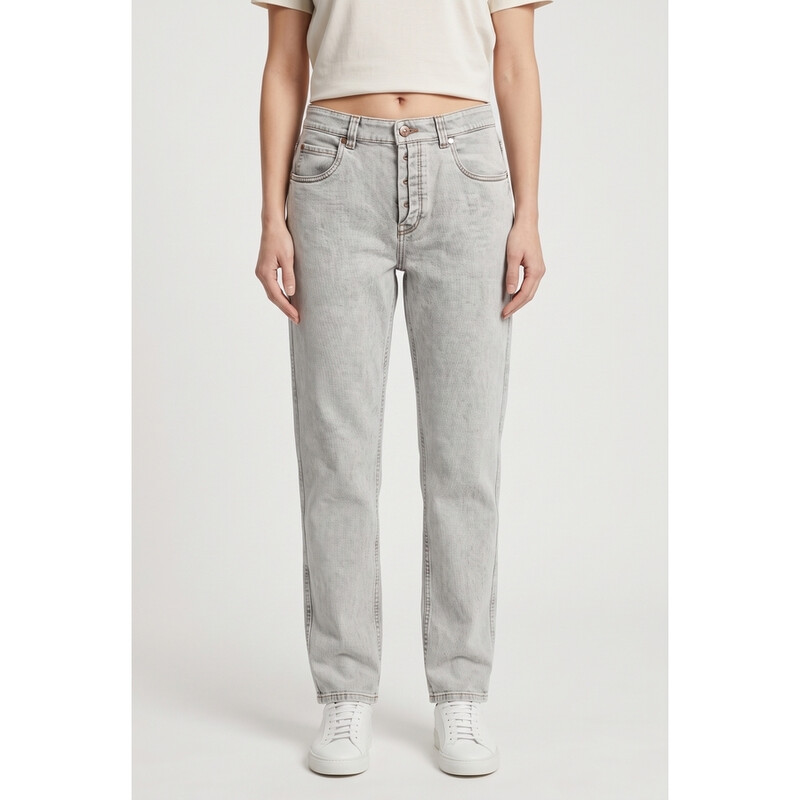 Brunello Cucinelli Women'S Pants Mh186P5755_C8332 Nwt, Size 10